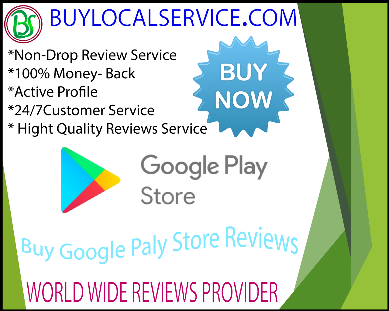 Buy google play store Reviews - 100% safe & real reviews